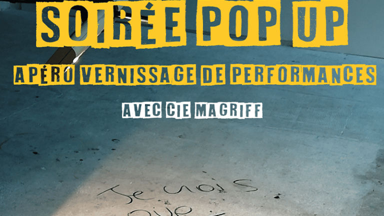 [Théâtre] Soirée Pop-Up #1 avec Cie Magriff