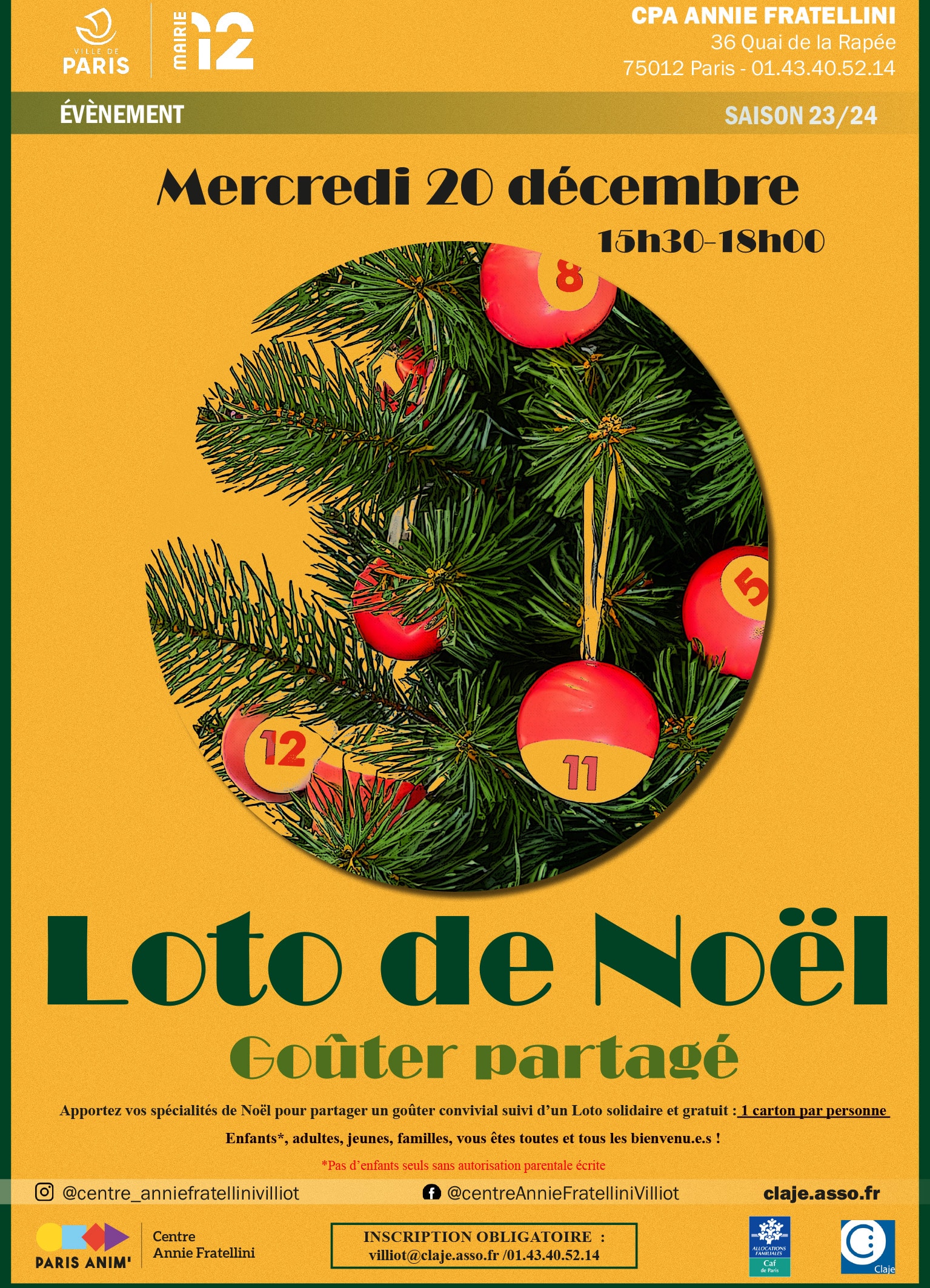 [Evènement] Loto de noël Claje