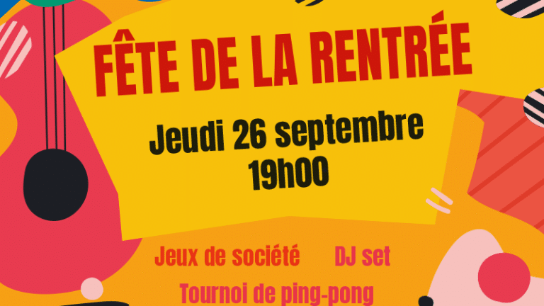 [Convivialité] Fête de la rentrée