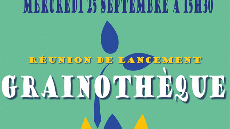 Lancement de la Grainothèque