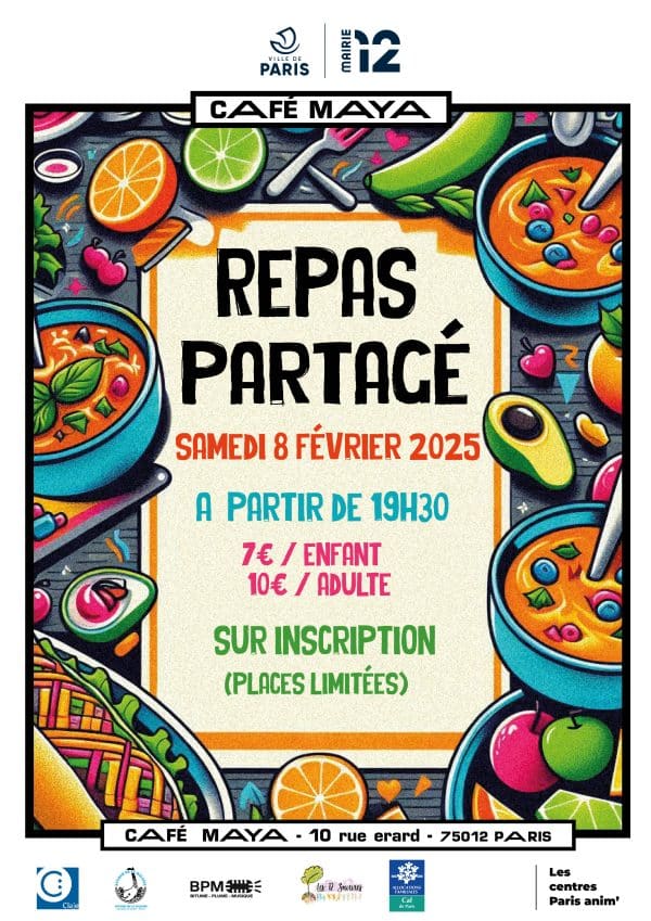 [Convivialité] Repas partagé au Café Maya – Claje