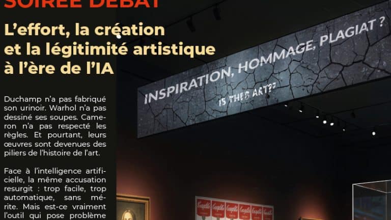 [Soirée débat] L’effort, la création et la légitimité artistique à l’ère de l’IA