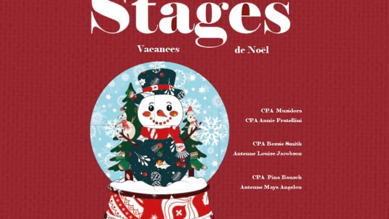 Stages Vacances de Noël