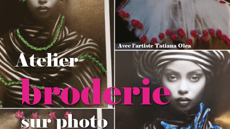 [Atelier] Broderie sur photo