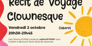 [Évènement] Récit de voyage clownesque